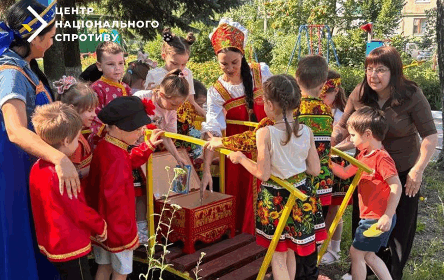 На тимчасово окупованих територіях рф нав’язує свою культуру з дитсадків