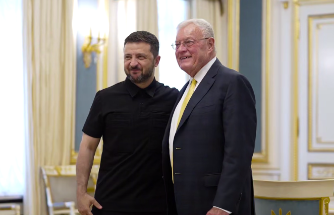 Президент України зустрівся із спецпредставником Трампа Кітом Келлогом