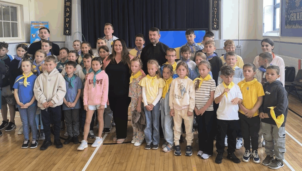 В Ірландії українські діти долучилися до відзначання Дня Української Державності