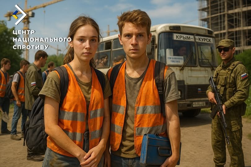 Кримську молодь примусово відправляють на роботи в Курську область