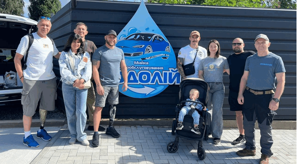 Як ветеран після реабілітації відкрив автомийку в Чернігові