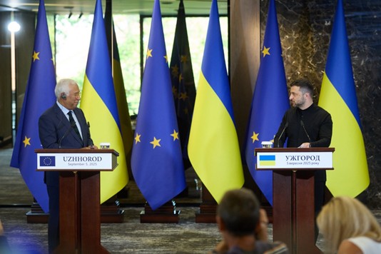 Президент України та Президент Європейської ради узгодили спільні дії щодо гарантій безпеки та санкцій проти росії