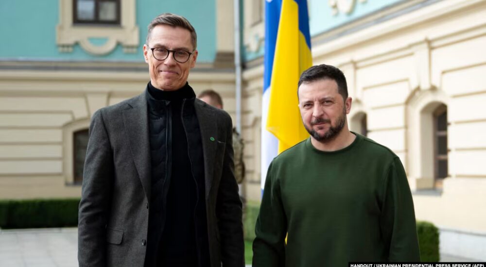 Стубб під час зустрічі із Зеленським заявив, що Фінляндія підтримує безпеку України та коаліцію укриттів