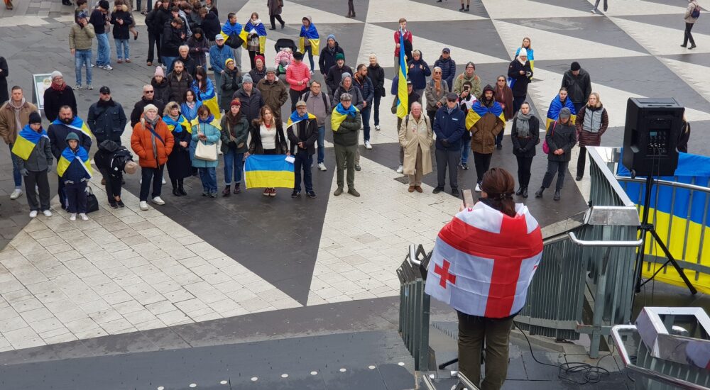 Громада у Стокгольмі провела акцію на підтримку України