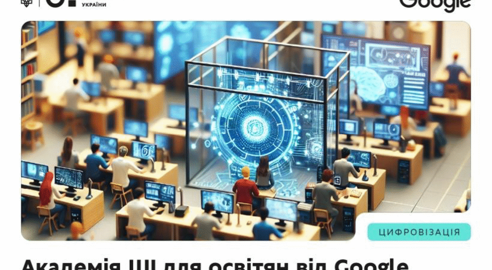 Триває набір на другий потік програми «Академія ШІ для освітян від Google»