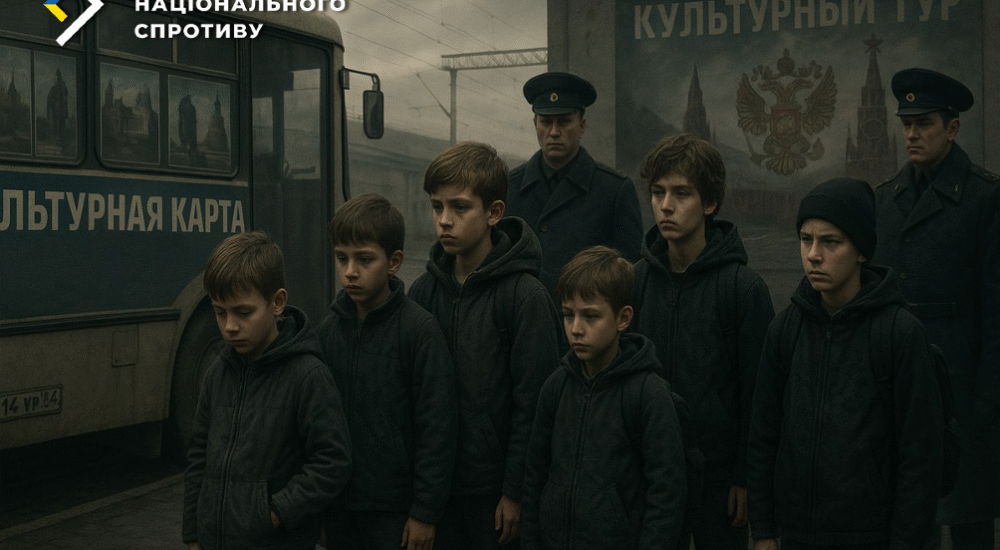 У вересні окупанти вивезли майже 600 дітей із ТОТ Донеччини у «культурні тури» на росію