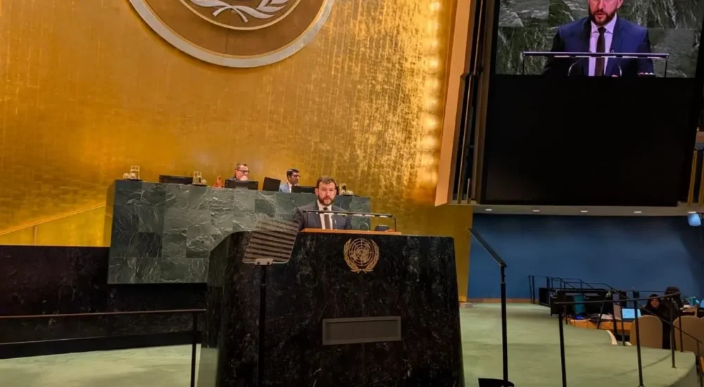 Денис Улютін виступив на пленарному засіданні Генеральної Асамблеї ООН