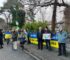 Біля російського посольства в Ірландії відбулася акція солідарності з Україною
