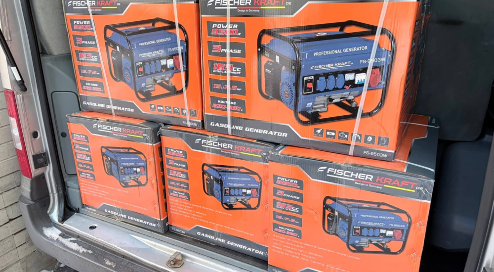 Від Угорщини Україні доставили генераторів потужністю для дитячих закладів у Києві та Тернопільській області