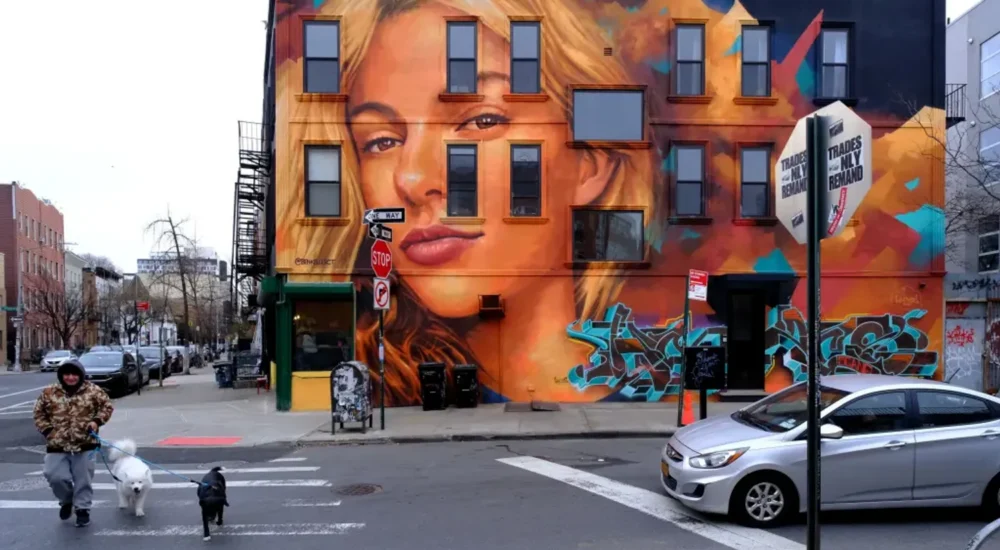 У Брукліні створили мурал на честь убитої української біженки Ірини Заруцької