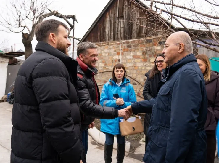Денис Улютін та Верховний комісар ООН у справах біженців Бархам Саліх  приїхали до Запоріжжя