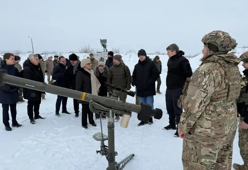 Французька делегація відвідала позиції української ППО під час масованої атаки рф