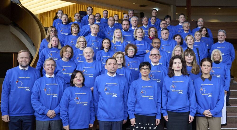 У Раді Європи провели акцію солідарності з Україною на підтримку ініціативи Bring Kids Back UA