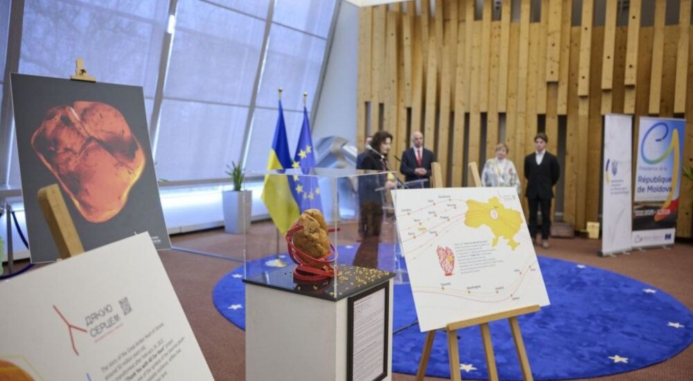 У Раді Європи відкрили українську виставку «Дякую серцем»