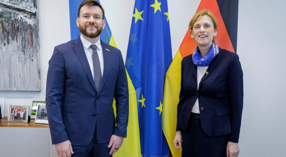 Денис Улютін в Німеччині зустрівся з міністеркою у справах сім’ї, людей старшого віку, жінок та молоді Карін Прін