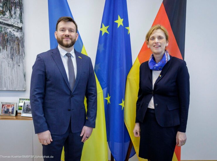 Денис Улютін в Німеччині зустрівся з міністеркою у справах сім’ї, людей старшого віку, жінок та молоді Карін Прін