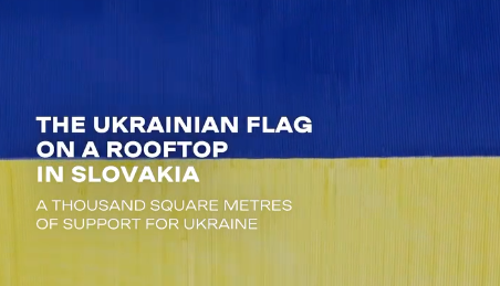 У Словаччині розмалювали дах на тисячу квадратних метрів